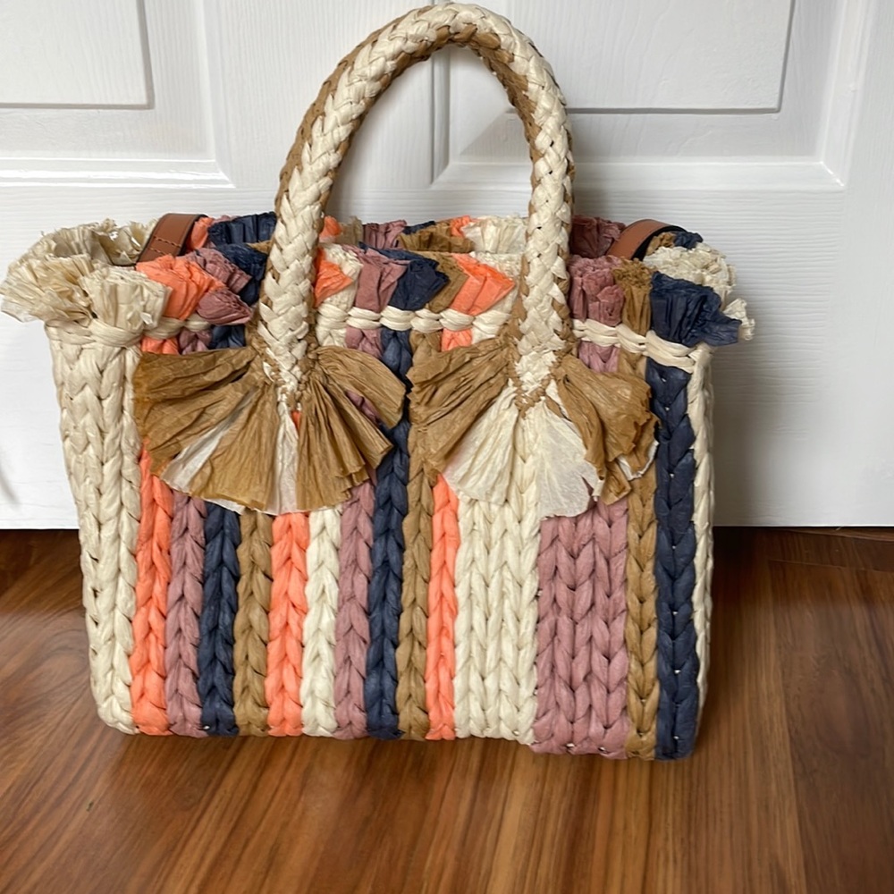 Vince Camuto straw tote